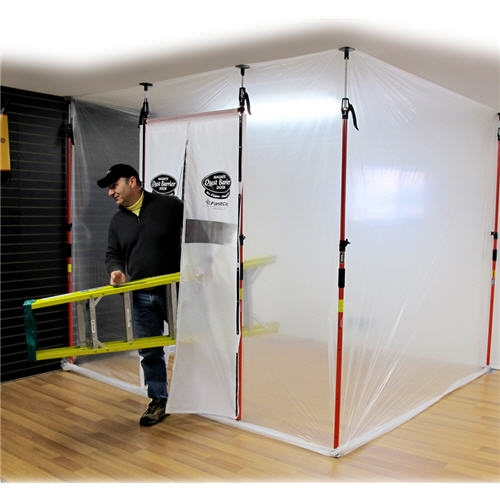 Magnetic Dust Barrier Door System